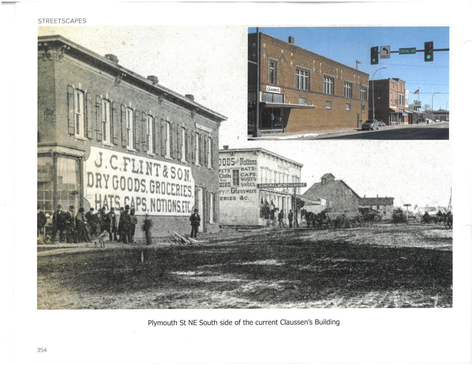 Claussen's, then and now